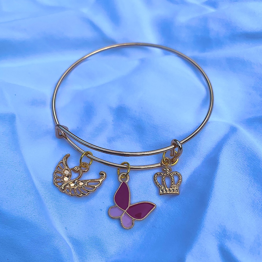 Brand New! Handmade! Adjustable Charm Bracelet
